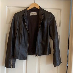 Leather jacket